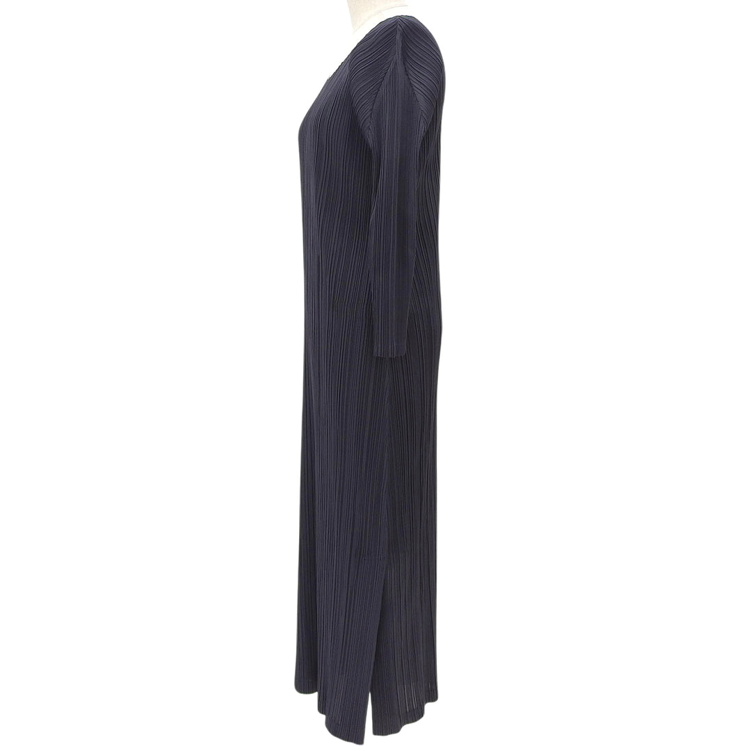 Excellent PLEATS PLEASE one piece Navy polyester Women 3 PP01-JH187