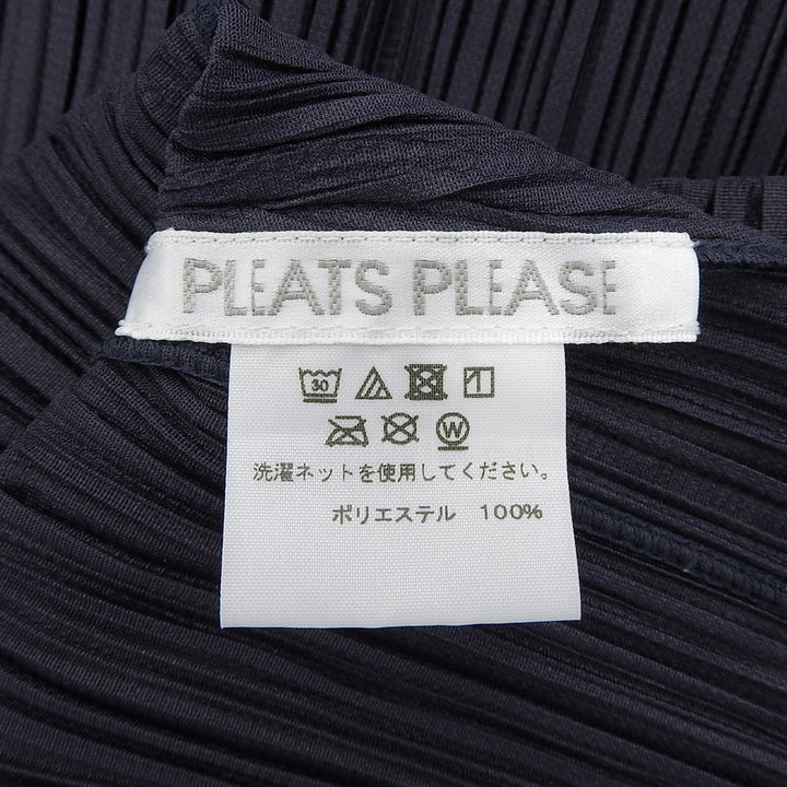 Excellent PLEATS PLEASE one piece Navy polyester Women 3 PP01-JH187
