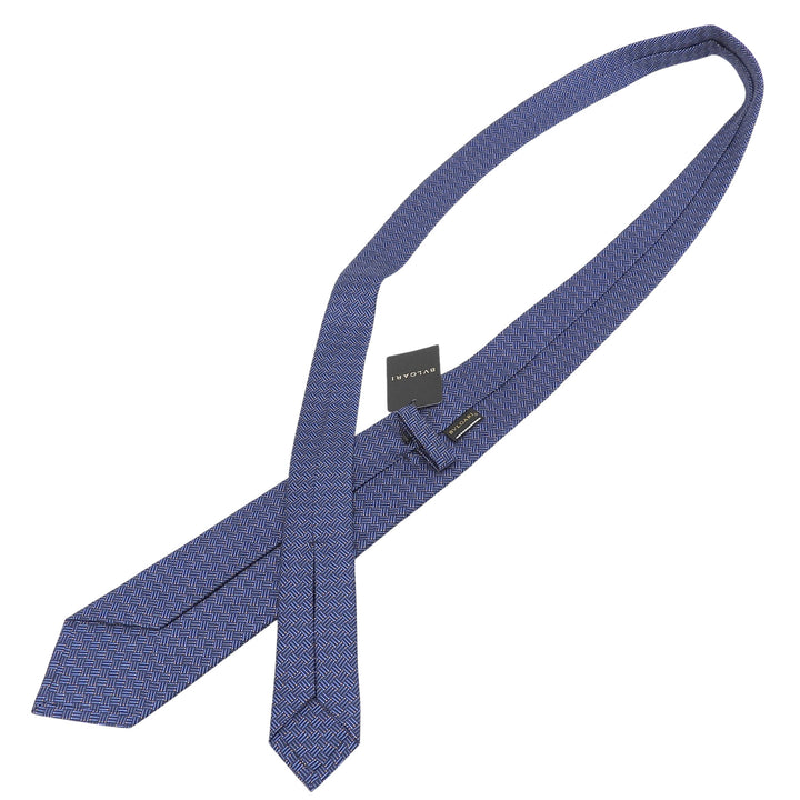 Pristine BVLGARI tie Overall handle black silk mens