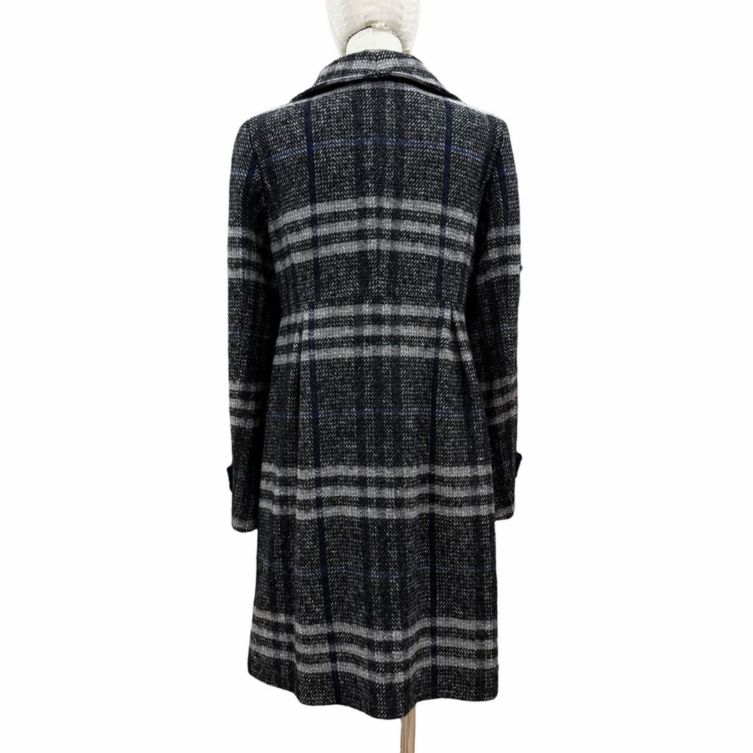 Excellent BURBERRY LONDON coat black wool Women 38