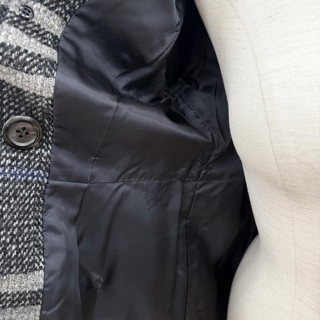 Excellent BURBERRY LONDON coat black wool Women 38
