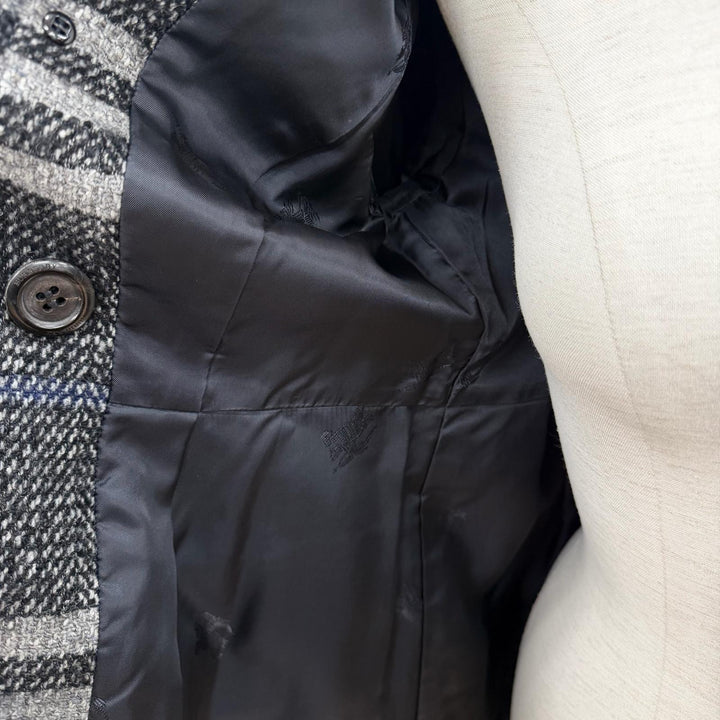 Excellent BURBERRY LONDON coat black wool Women 38