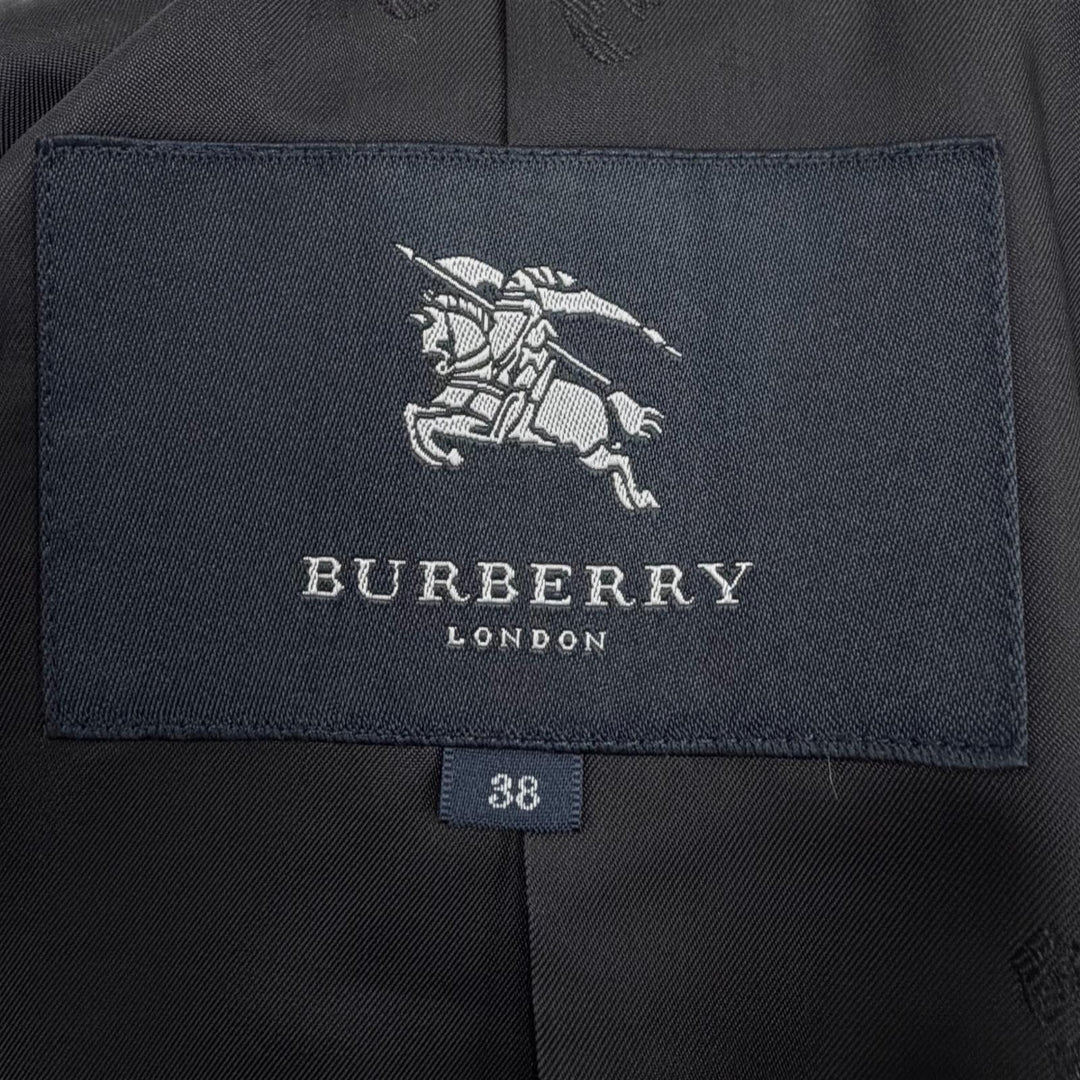 Excellent BURBERRY LONDON coat black wool Women 38