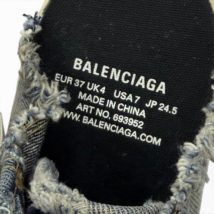 Excellent BALENCIAGA sneakers Indigo denim Women 37 693952