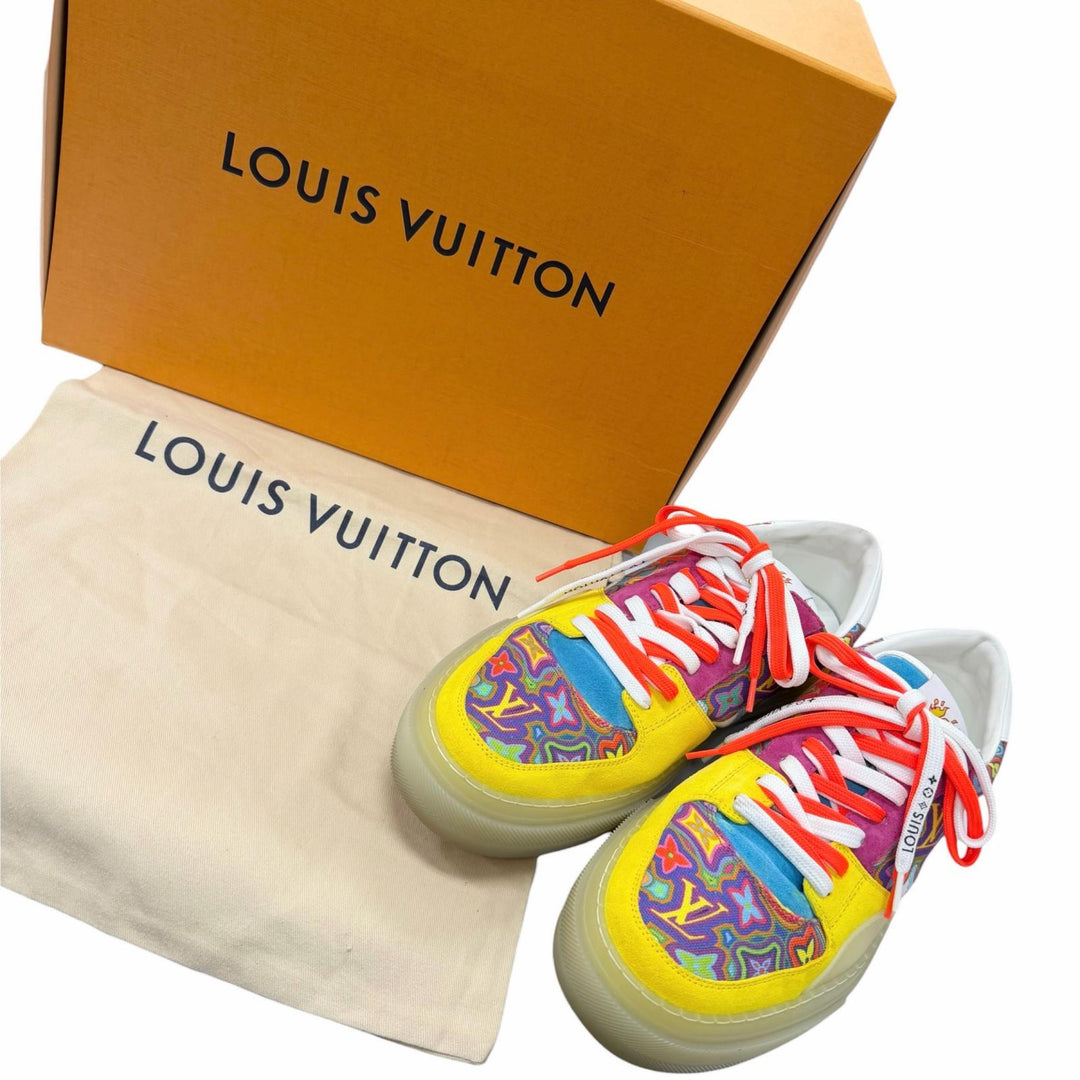 Great LOUIS VUITTON Low cut sneakers LV Oriline Monogram multicolor