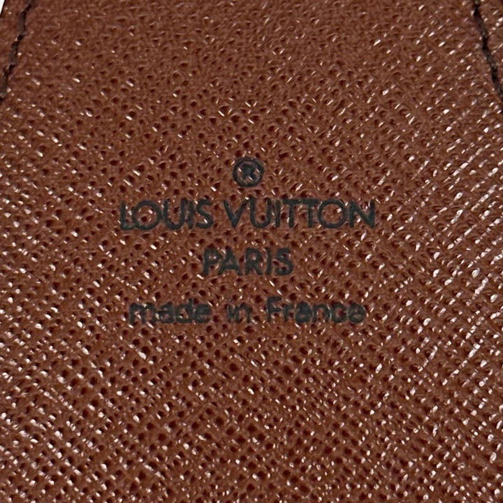 Excellent LOUIS VUITTON Cigarette case Etui Cigarette Brown Monogram M63024
