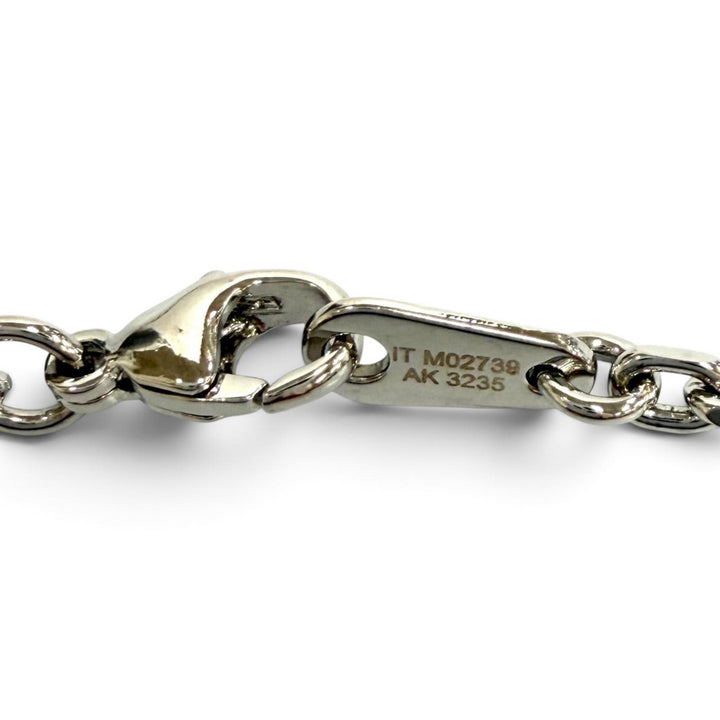 Excellent LOUIS VUITTON Necklace Chain LV Yours LV Logo Monogram Flower M02739