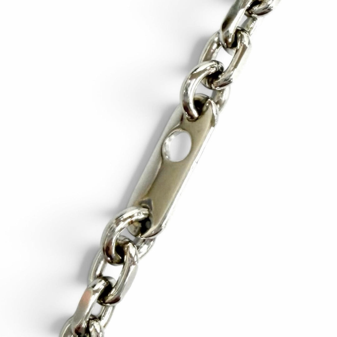 Excellent LOUIS VUITTON Necklace Chain LV Yours LV Logo Monogram Flower M02739