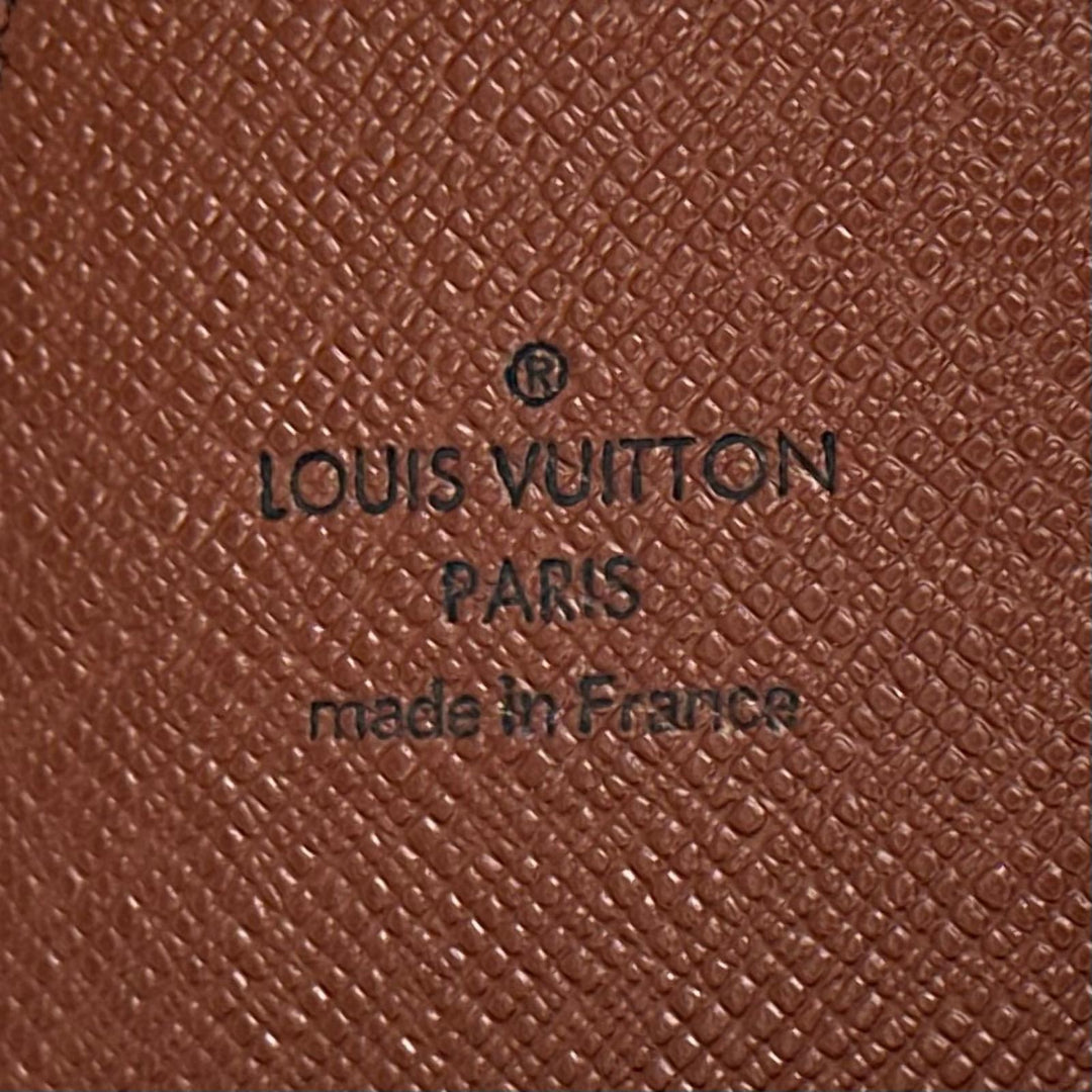 Excellent LOUIS VUITTON Cigarette case Etui Cigarette Brown Monogram M63024