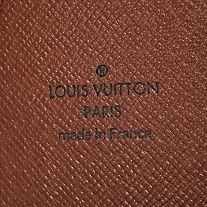 Excellent LOUIS VUITTON Cigarette case Etui Cigarette Brown Monogram M63024