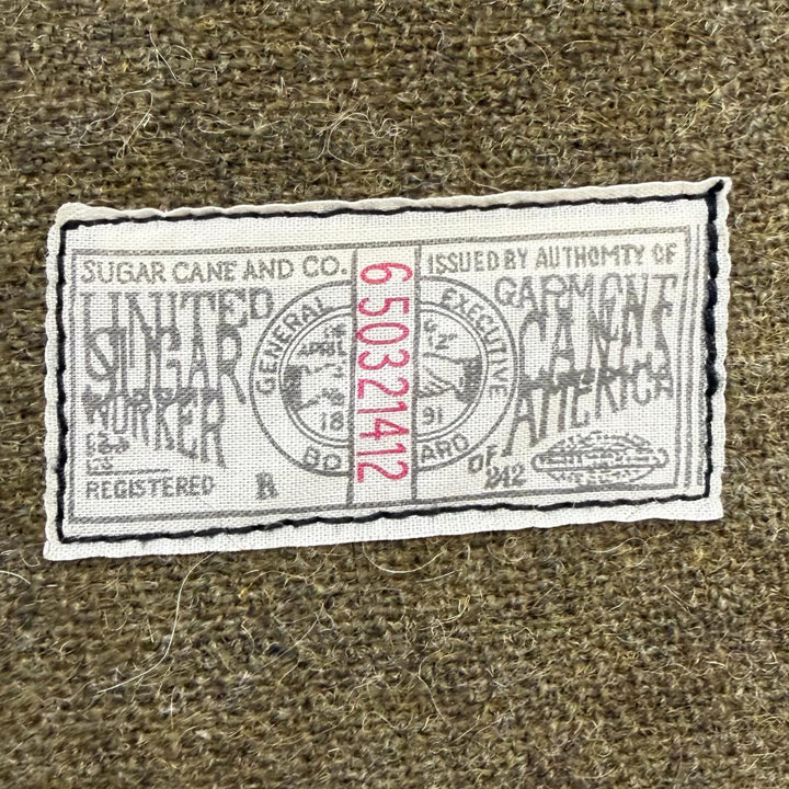 Great SUGAR CANE coat HORSE HIDE SPORTS COAT LOT385 Dark brown