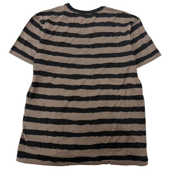 Excellent LOUIS VUITTON Short sleeve T-shirt Border logo print