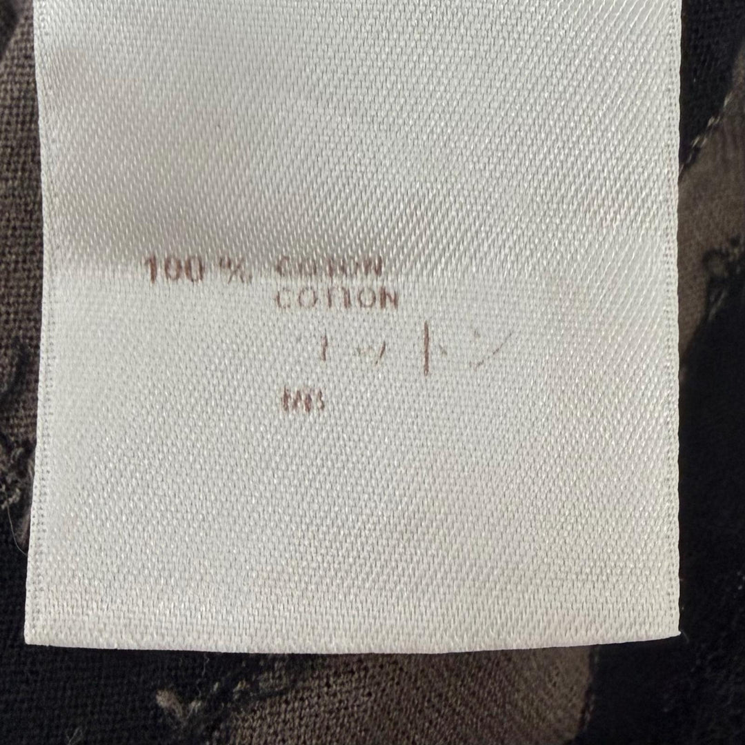 Excellent LOUIS VUITTON Short sleeve T-shirt Border logo print