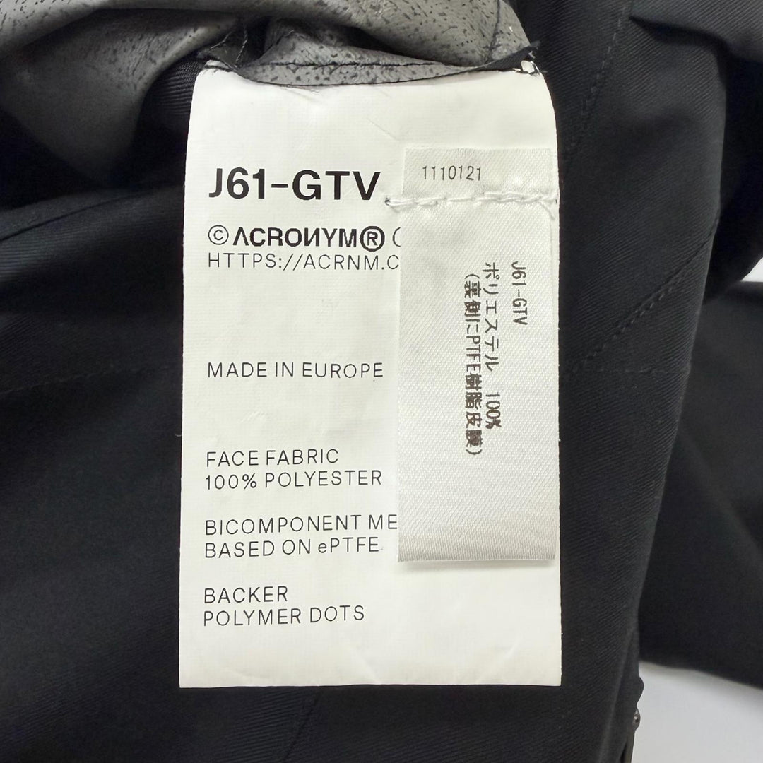 Excellent ACRONYM coat 2.5L GORE-TEX INTEROPS PARKA Multi-functional pocket