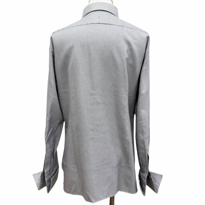 Excellent TOM FORD Long sleeve shirt Houndstooth pattern semi-custom
