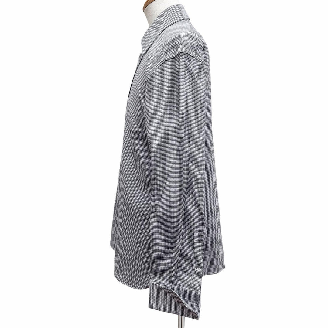 Excellent TOM FORD Long sleeve shirt Houndstooth pattern semi-custom