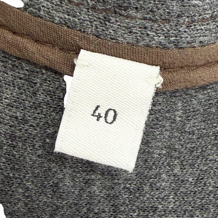 Pristine GUCCI Short sleeve shirt Interlocking G embroidery Brown 40 836442