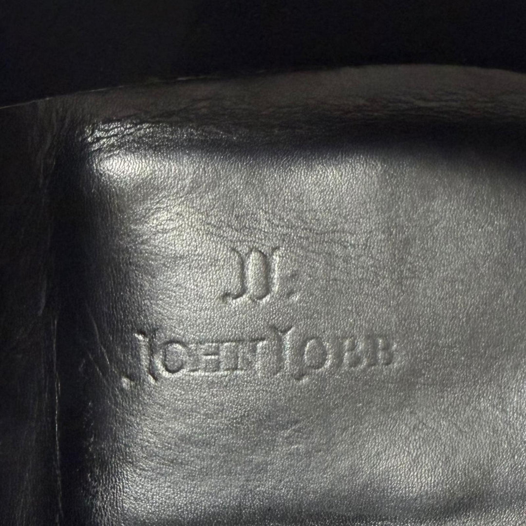 Great John Lobb Dress shoes NASEBY Double monk strap black leather mens 8.5