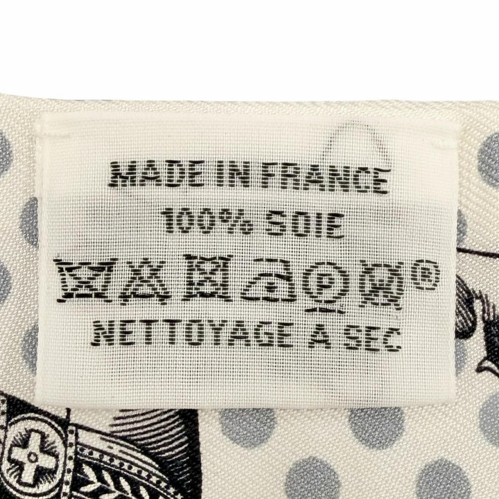 Excellent HERMES scarf CAVALIER EN FORMES Multi silk Women