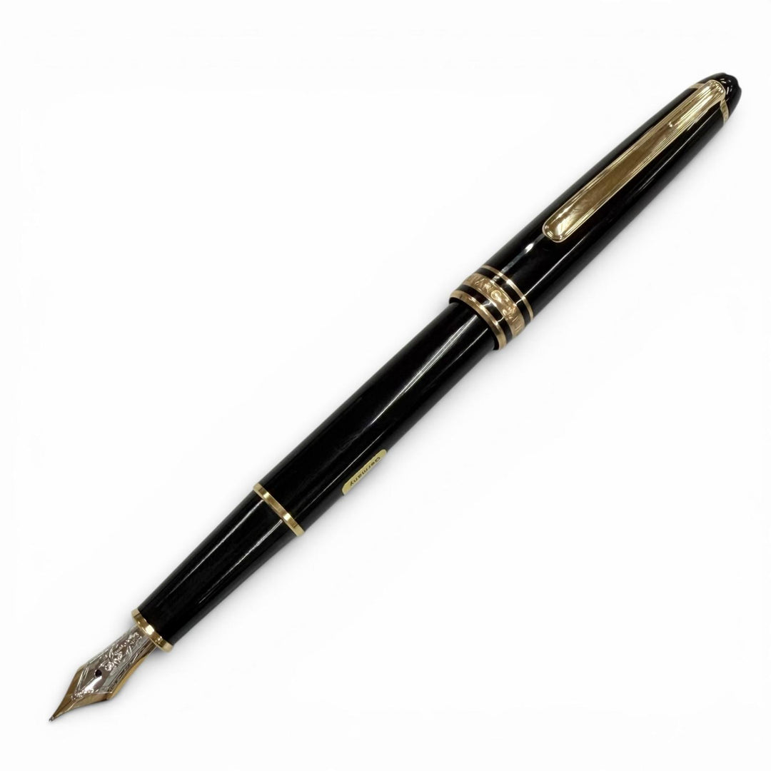 Excellent MONTBLANC fountain pen Meisterstück Classic 145 black 14K mens