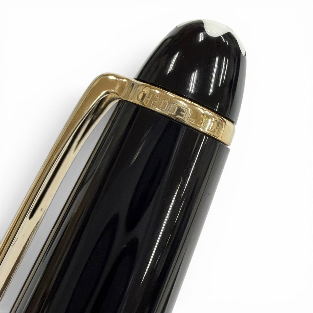 Excellent MONTBLANC fountain pen Meisterstück Classic 145 black 14K mens