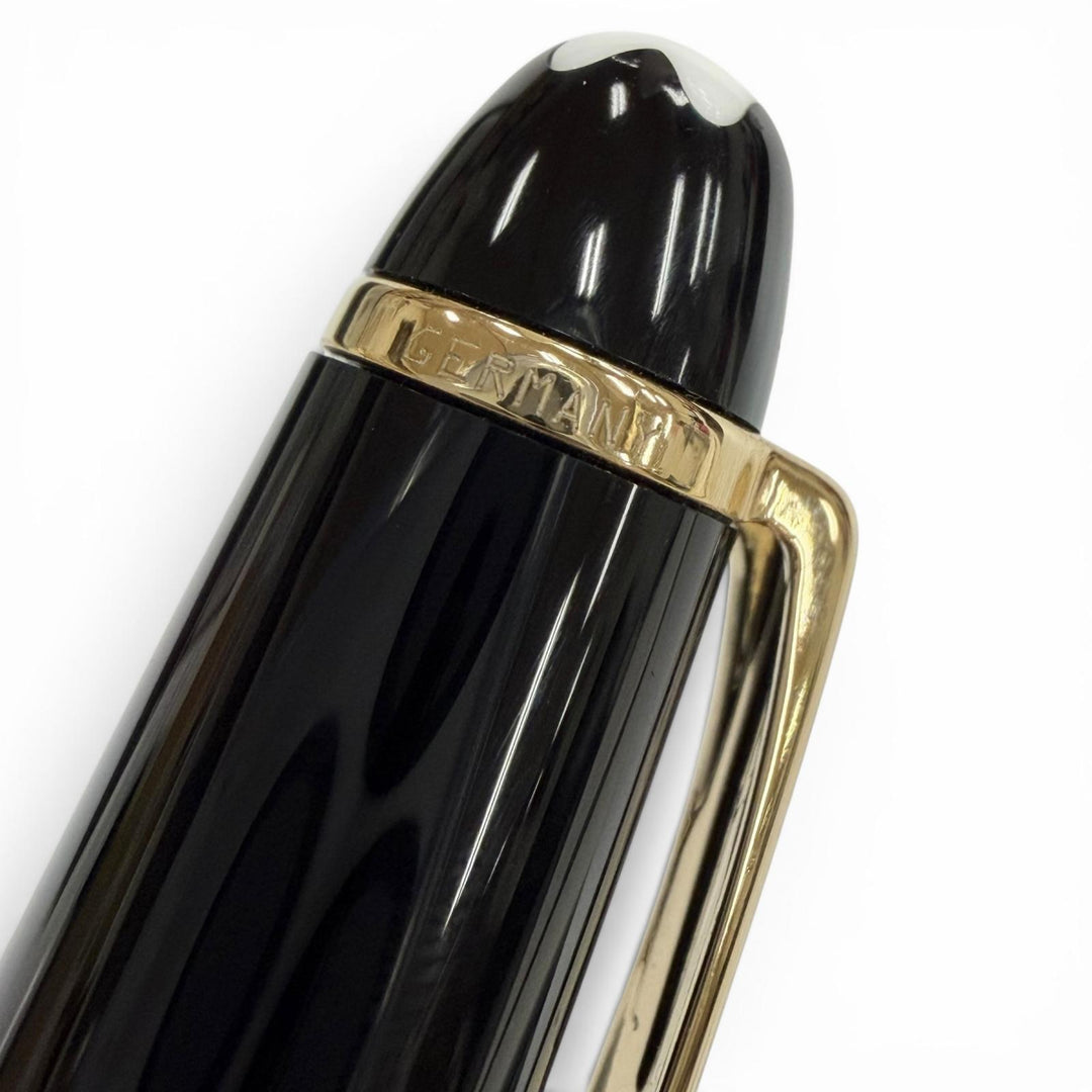 Excellent MONTBLANC fountain pen Meisterstück Classic 145 black 14K mens