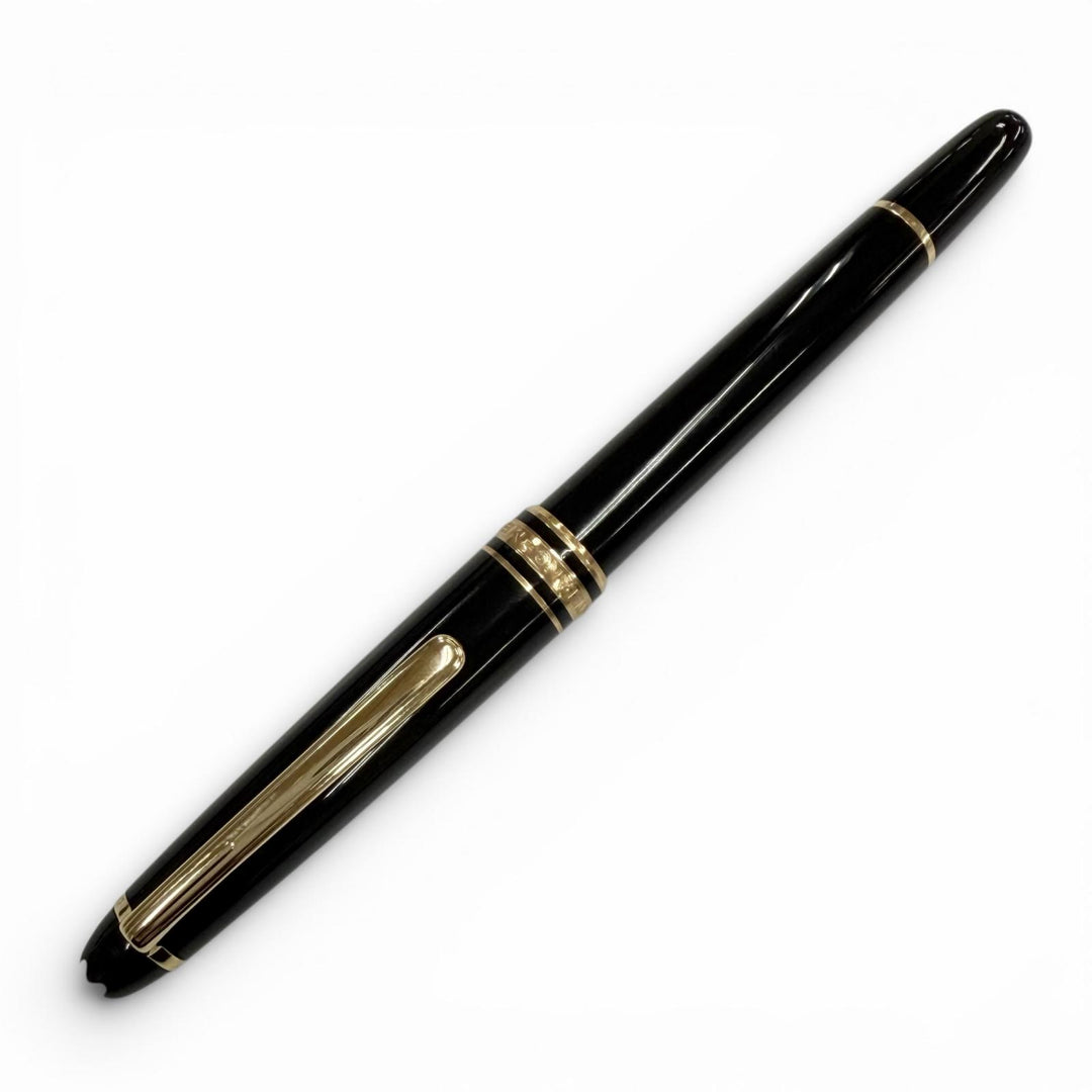 Excellent MONTBLANC fountain pen Meisterstück Classic 145 black 14K mens