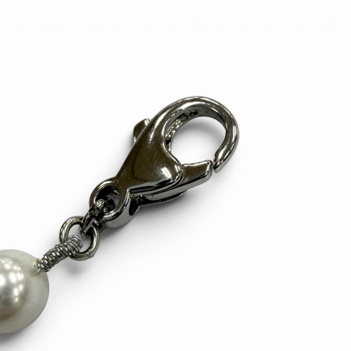 Great LOUIS VUITTON bracelet Pearl Fusion Chain Silver metal mens M1556A