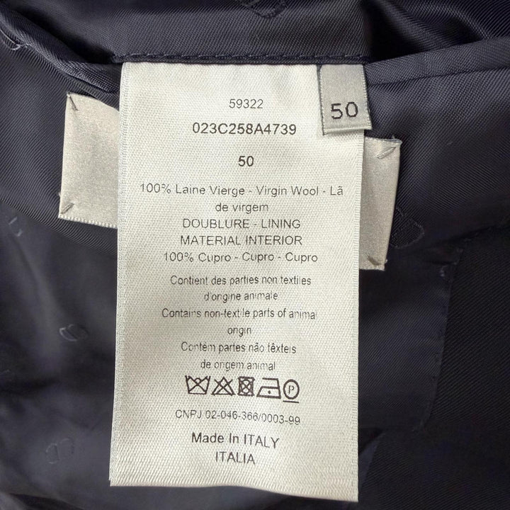 Excellent DIOR tailored jacket Black series wool mens 50 023C258A4739