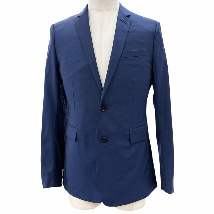 Excellent DIOR tailored jacket Navy wool mens 48 863C700A5090