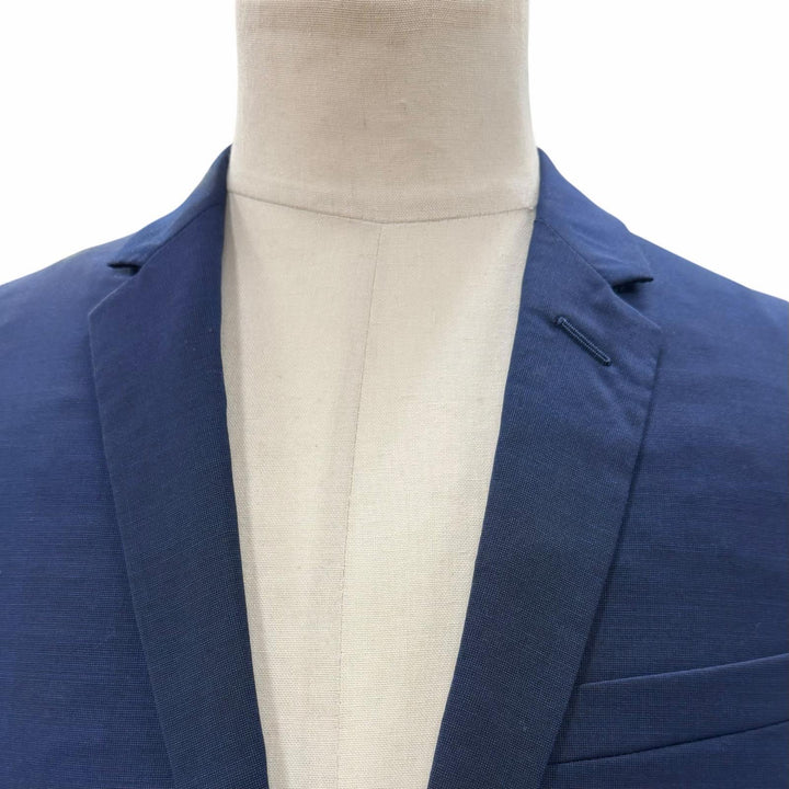 Excellent DIOR tailored jacket Navy wool mens 48 863C700A5090