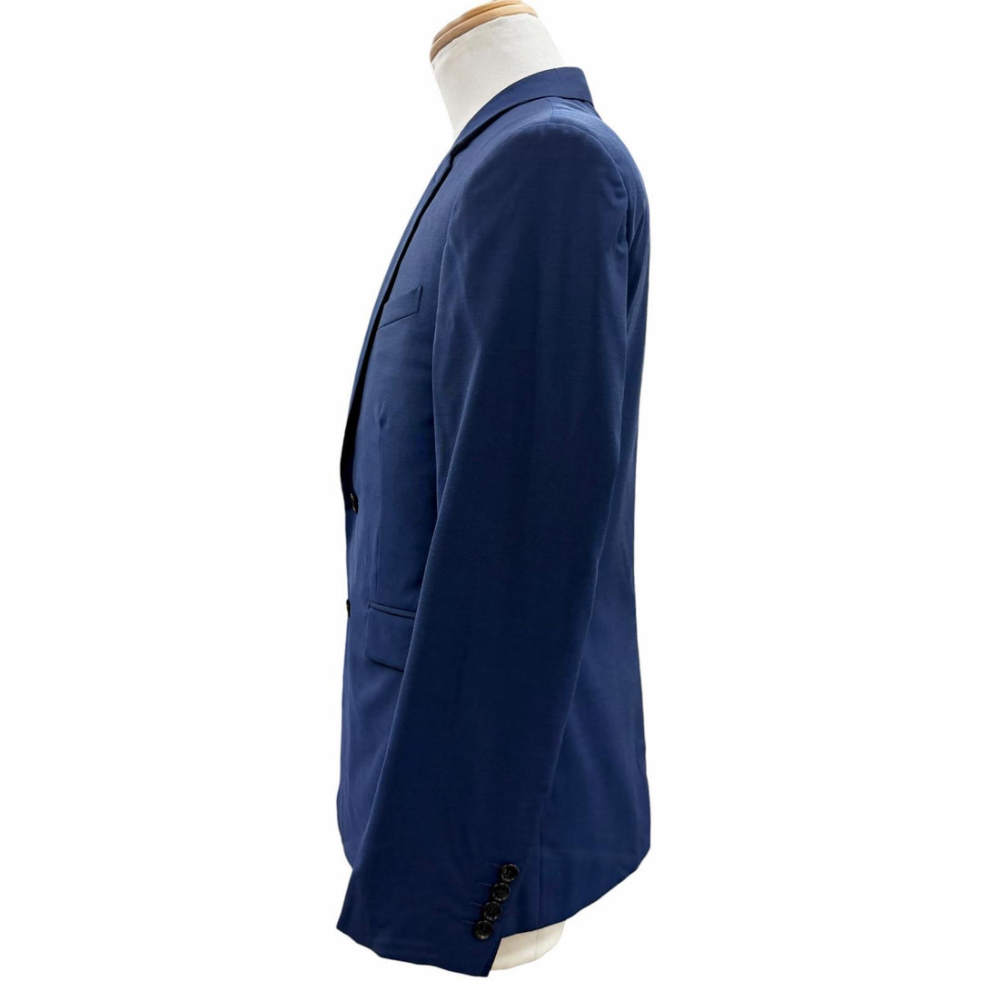 Excellent DIOR tailored jacket Navy wool mens 48 863C700A5090