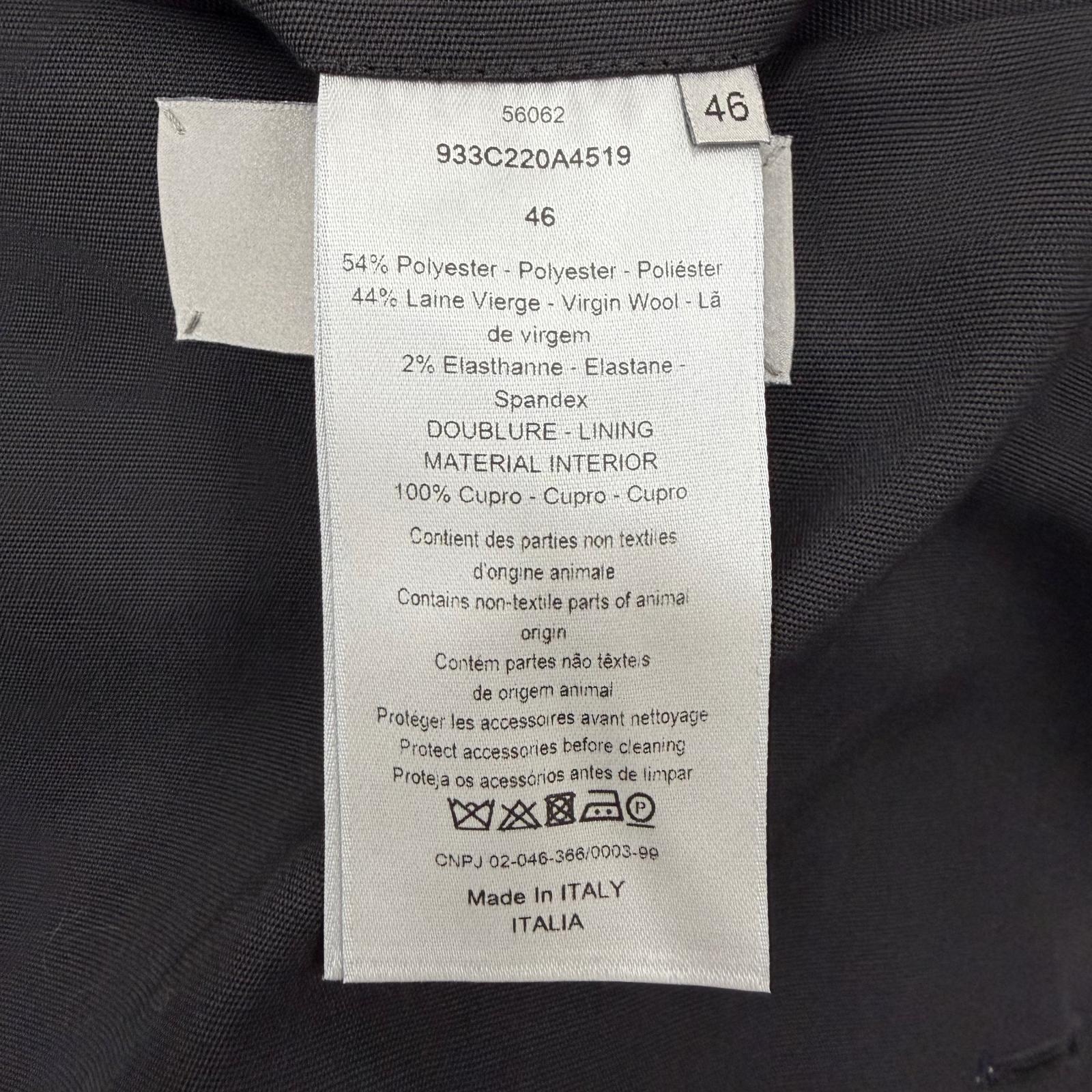 Great DIOR tailored jacket black mens 46 933C220A4519 – caro-japan