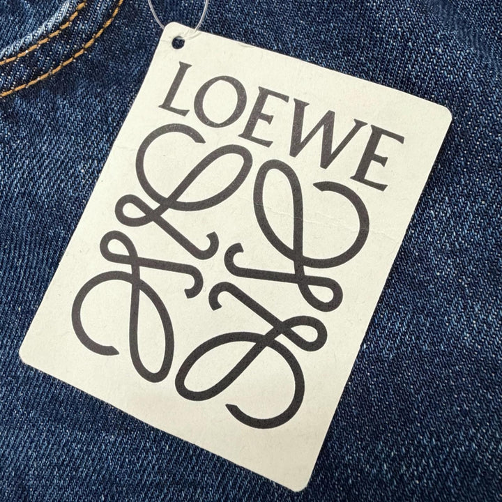 Great LOEWE Denim pants Fisherman Indigo cotton mens 44 H526Y11W09
