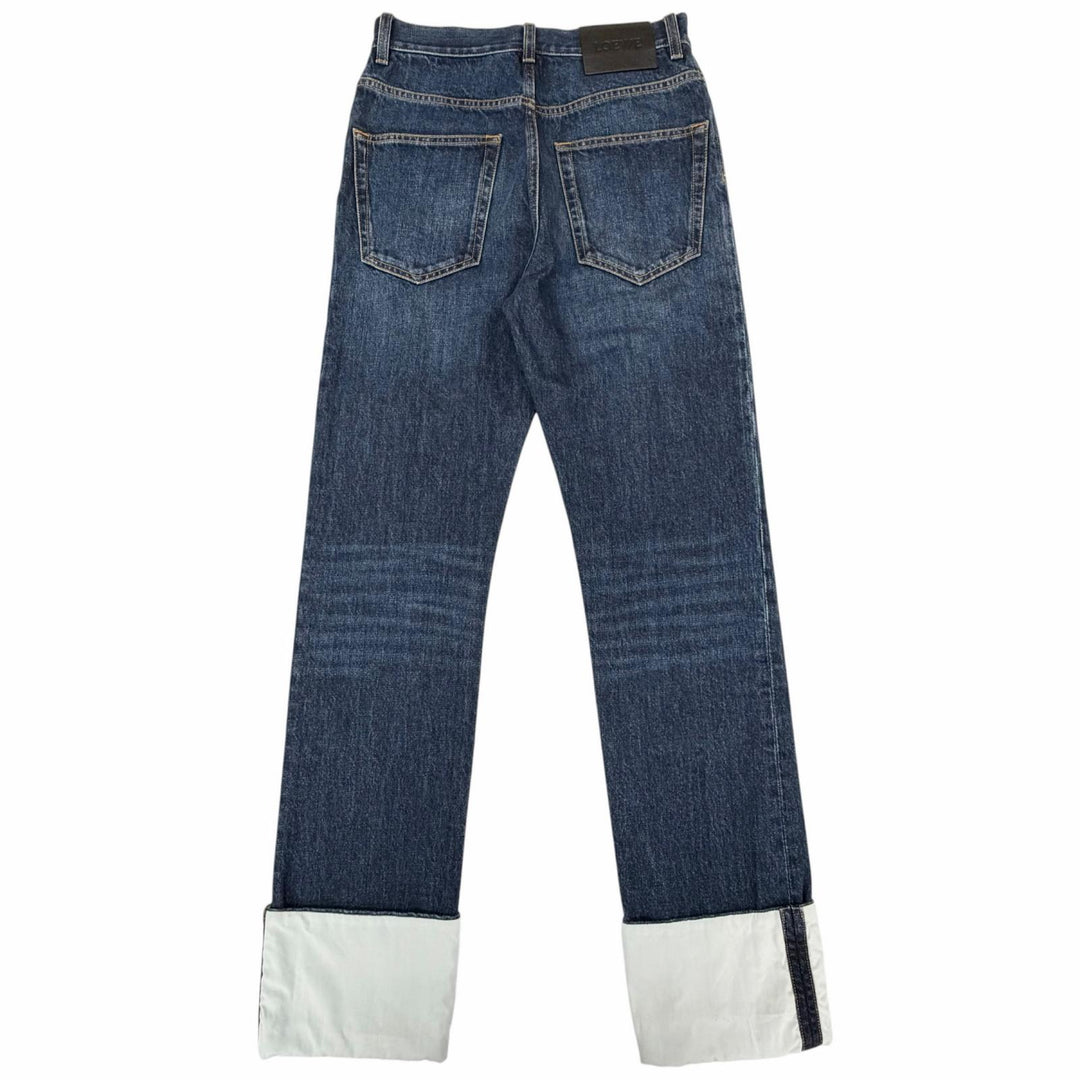 Great LOEWE Denim pants Fisherman Indigo cotton mens 44 H526Y11W09