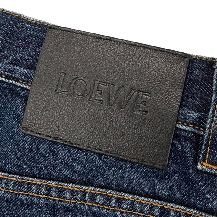 Great LOEWE Denim pants Fisherman Indigo cotton mens 44 H526Y11W09