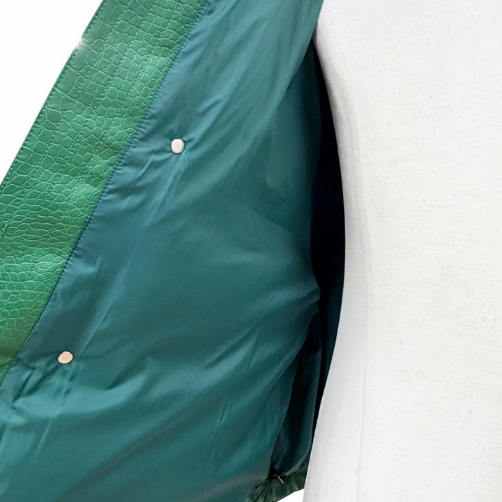 Great BREATH Down jacket green Synthetic leather mens XL BR24AW-00009