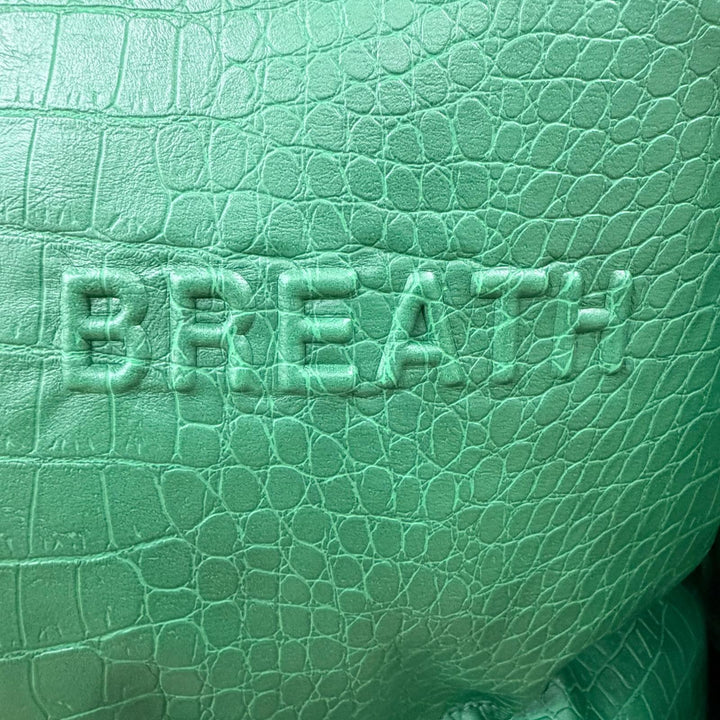 Great BREATH Down jacket green Synthetic leather mens XL BR24AW-00009
