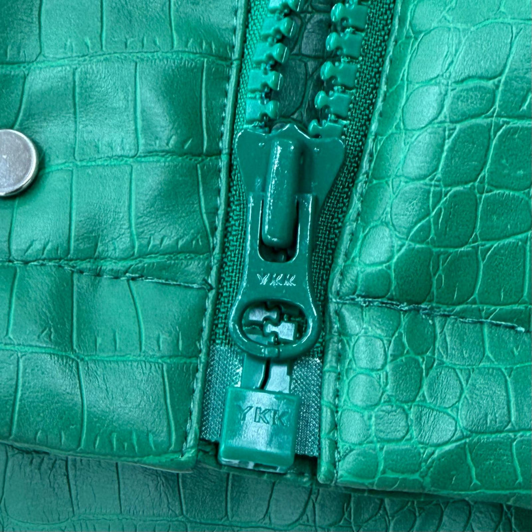 Great BREATH Down jacket green Synthetic leather mens XL BR24AW-00009