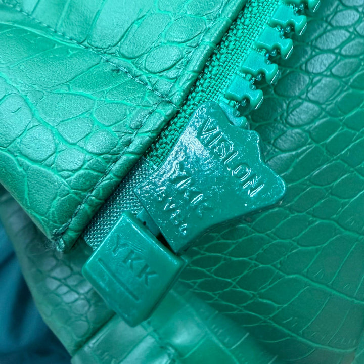 Great BREATH Down jacket green Synthetic leather mens XL BR24AW-00009