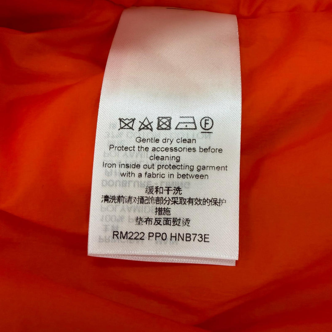 Excellent LOUIS VUITTON Bomber jacket Orange Nylon mens 52