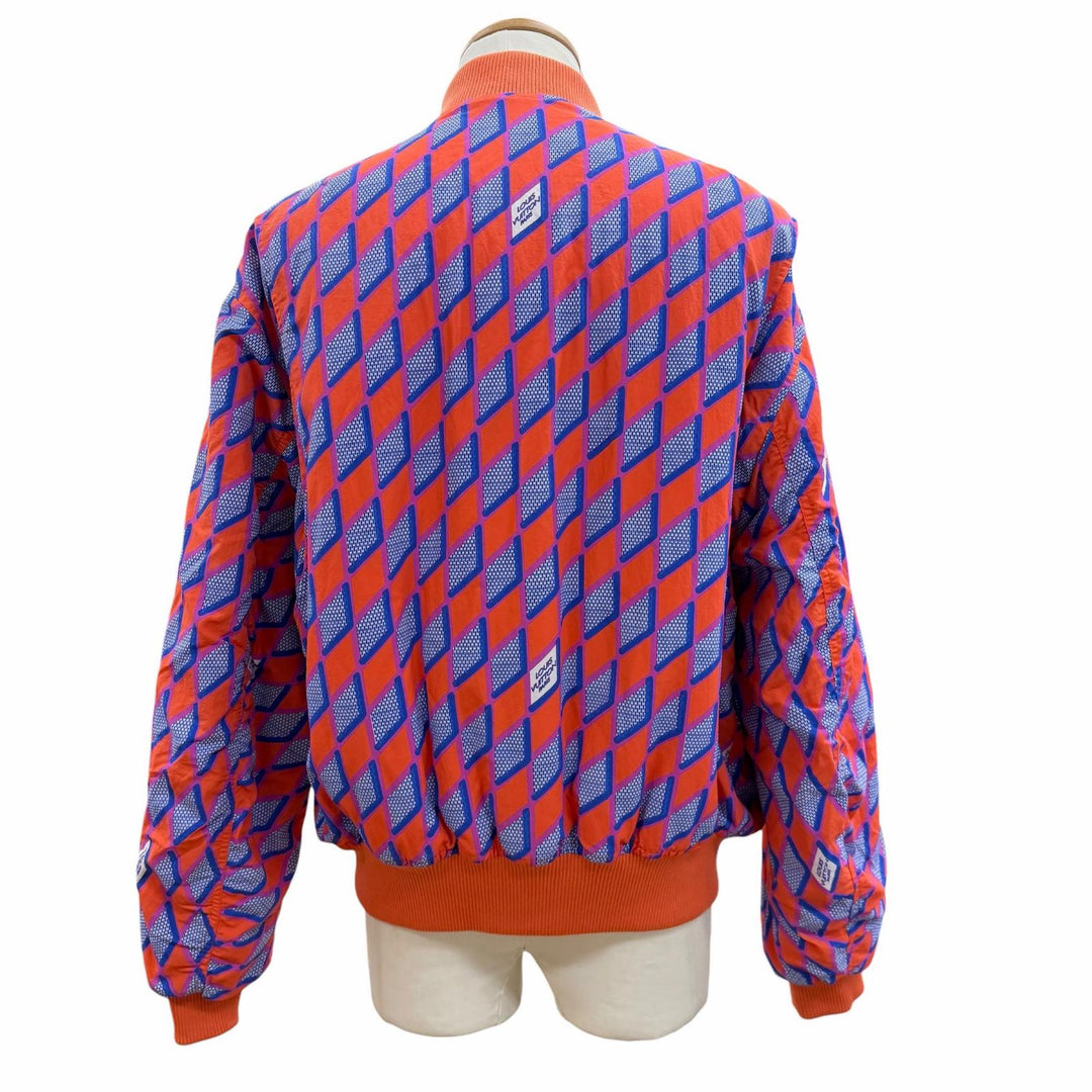 Excellent LOUIS VUITTON Bomber jacket Orange Nylon mens 52