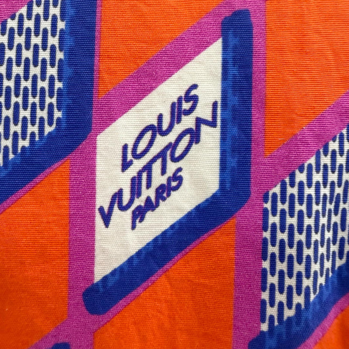 Excellent LOUIS VUITTON Bomber jacket Orange Nylon mens 52