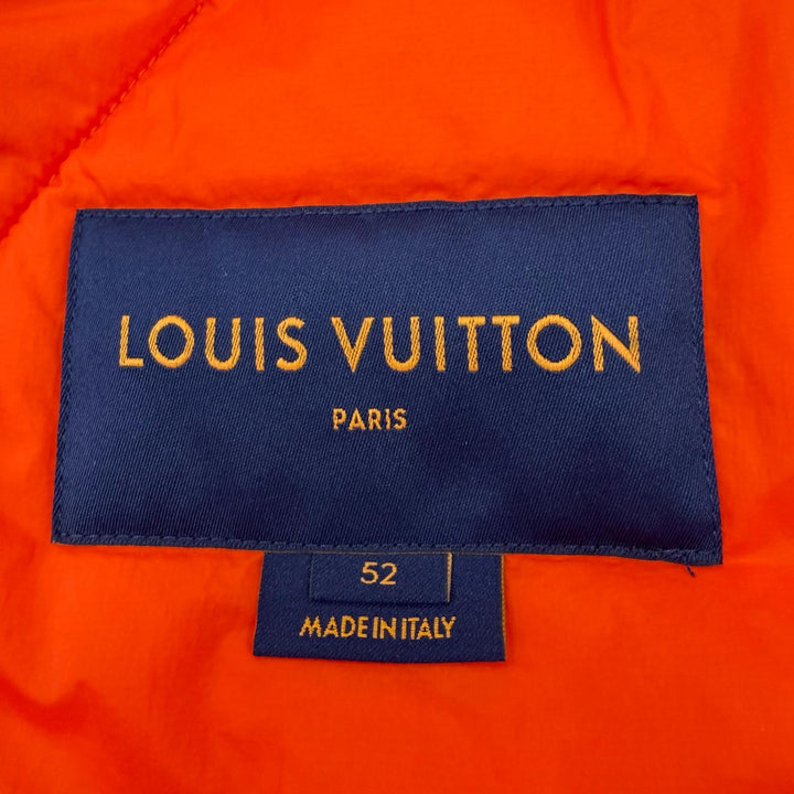 Excellent LOUIS VUITTON Bomber jacket Orange Nylon mens 52