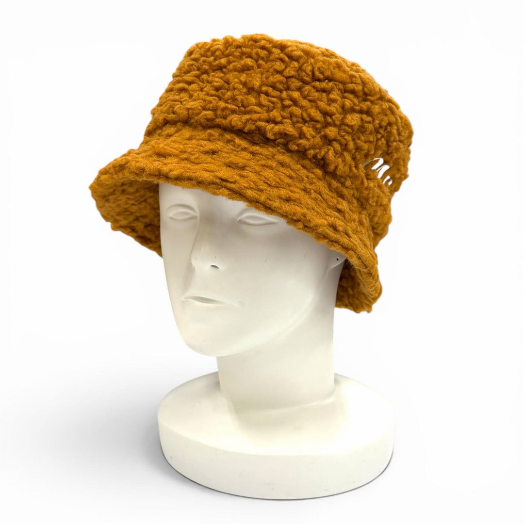 Pristine MARNI hat Teddy Bucket Hat Brown acrylic mens L CLZC0110S0UTA 117