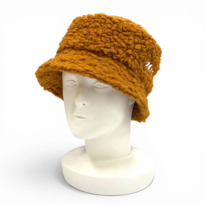 Pristine MARNI hat Teddy Bucket Hat Brown acrylic mens L CLZC0110S0UTA 117