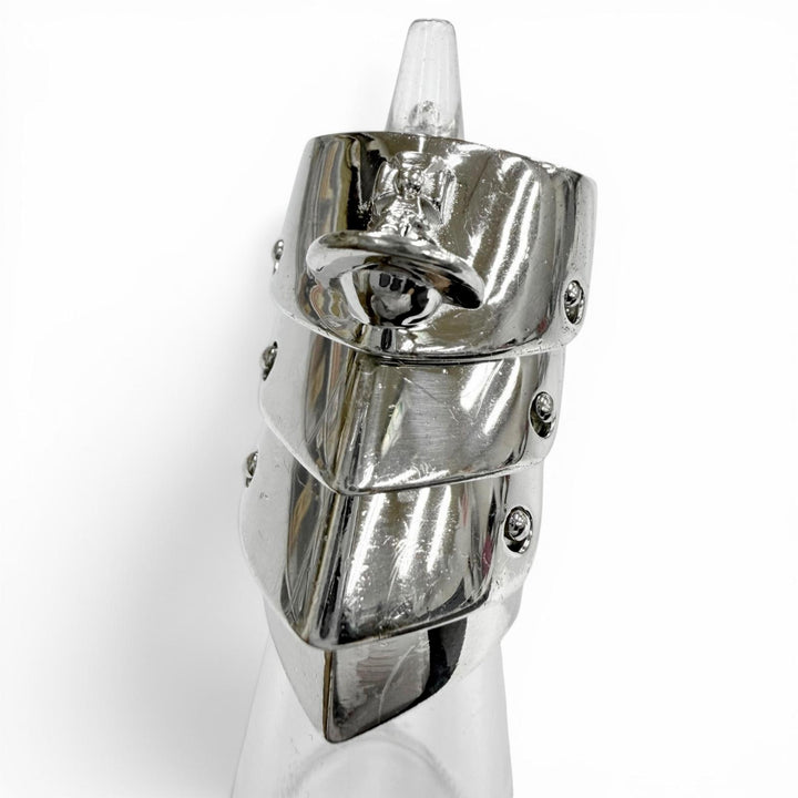 Great Vivienne Westwood Ring Armor ring Silver 925 mens M