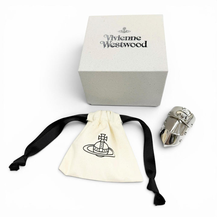 Great Vivienne Westwood Ring Armor ring Silver 925 mens M