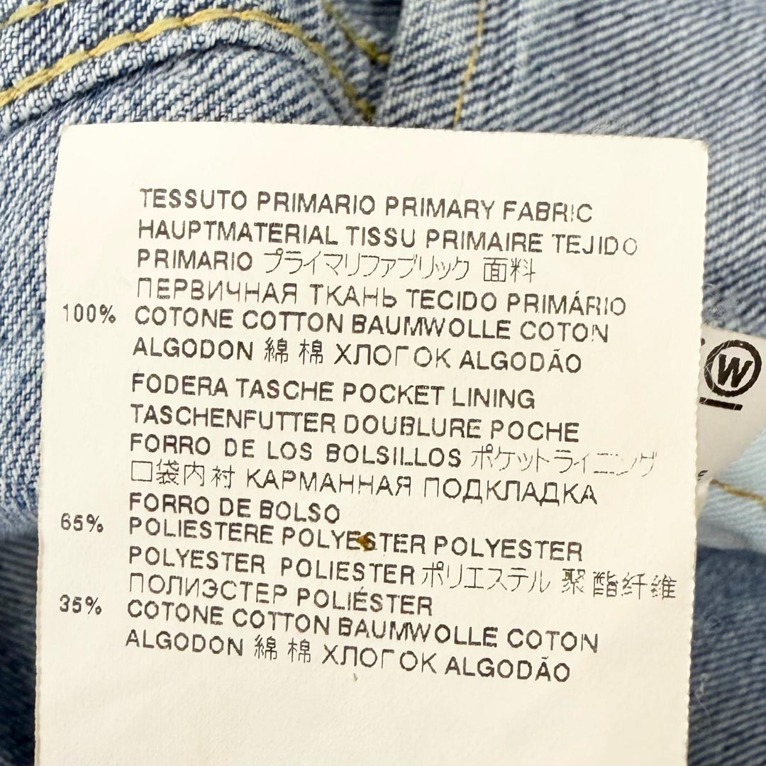 Discounted Very Good DSQUARED2 Denim Jacket Dan Jean Jacket Bleached and damaged hair
