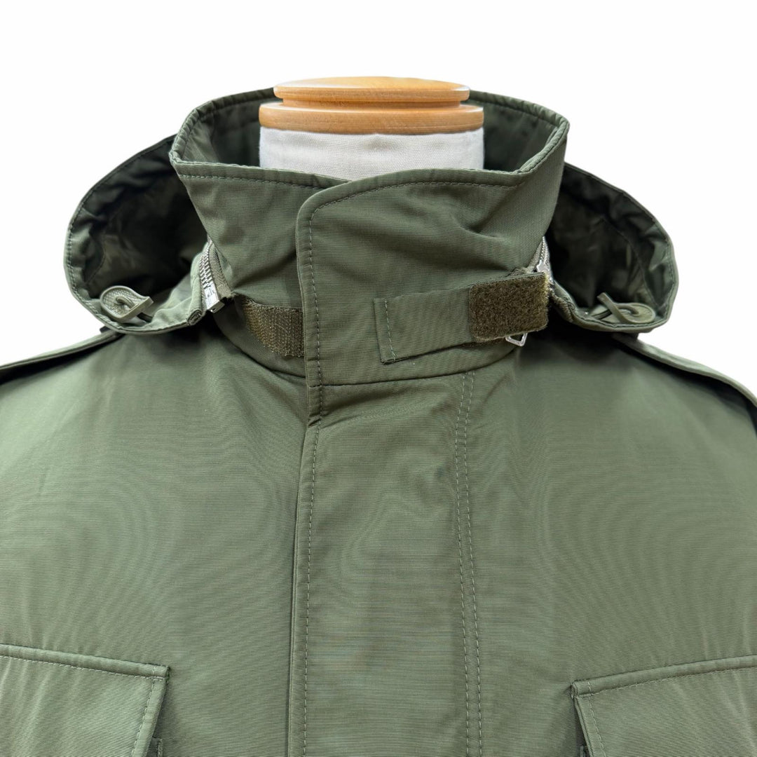 Excellent PRADA Mod coat khaki Nylon mens S SGC568